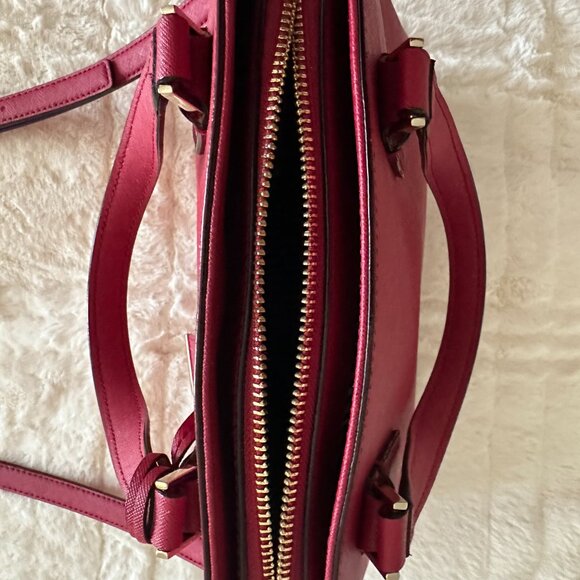 Kate Spade Red Round Top Medium Satchel - Picture 3 of 10